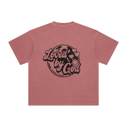 Forever & Always Brick Red Tee- 002